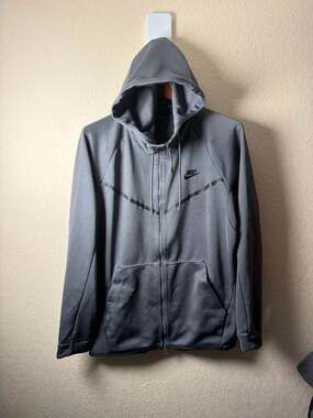 Nike‎ Sportswear Tech Icon Windrunner Men's Full Zip Hoodie Grey AQ0823-021